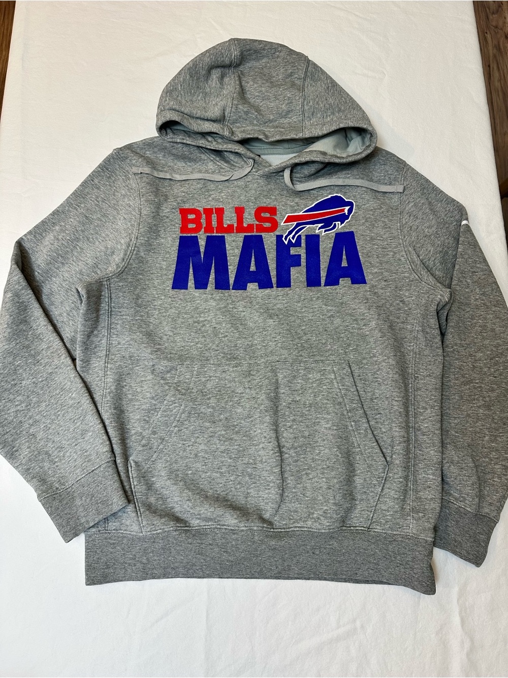 Nike NFL Bills Mafia Hoodie Sweatshirt Small Gray